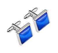 Cufflinks Cats Eye Stone Cufflinks for Mens Wedding Business Gifts Blue Cufflink Elegant Personality