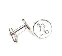 Cufflinks, Dynamic Tailing Effect Horn Particle Flow, Capricorn Twelve Zodiac Signs Cuff Buckle, Shirt Accessory Gift For Accountant Boss Business Wedding Prom Formal Occasion