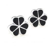 Cufflinks Fashion Designs Clover Leaf Cufflink Cuff Link 1 Pair(Color-02)