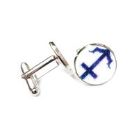 Cufflinks, Fashion Nebula Quantum Entanglement, Sagittarius Twelve Zodiac Signs, Personalized Cuff Buckle, Shirt Accessory Gift For Accountant Boss Business Wedding Prom Formal Occasion