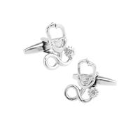 Cufflinks For Men 1 Pair Of Doctor Stethoscope Cufflinks Men'S French Shirt Suit Cufflinks