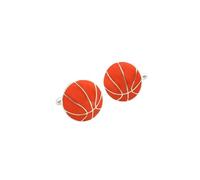 Cufflinks For Men 1 Pair Of Orange Basketball Cufflinks Men'S French Shirt Suit Cufflinks