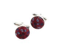 Cufflinks For Men Mens Cufflinks Fashion Chic Fabric Round Shirt Suit Floral Cuff Links Fit Wedding Party Meeting Clothes Buttons Accessory