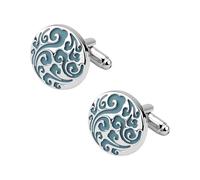 Cufflinks for Men Tuxedo Shirt Studs French Cuff Links for Men Enamel Cufflinks Pattern Mens formal Dress Shirt Studs Tuxedo Cuff Links for Wedding Anniversary Prom Business Accessories, S, Metal, no