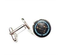 Cufflinks, Gemini Star Map Complex Metal Relief Luck Friend Gift, Versatile Twelve Zodiac Signs, Personalized Cuff Buckle, Shirt Accessory Gift For Father Husband Party Wedding Prom