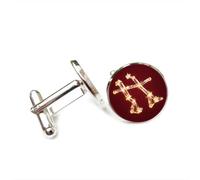 Cufflinks, Gemini Star Map Electric Crystal Luck Friend Gift, Versatile Twelve Zodiac Signs, Personalized Cuff Buckle, Shirt Accessory Gift For Father Husband Party Wedding Prom