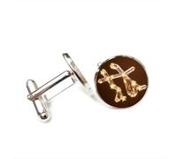 Cufflinks, Gemini Star Map Novelty Electric Crystal Luck Friend Gift, Versatile Twelve Zodiac Signs, Personalized Cuff Buckle, Shirt Accessory Gift For Father Husband Party Wedding Prom