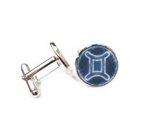 Cufflinks, Gemini Universe Aura Quantum Entanglement Luck Friend Gift, Versatile Twelve Zodiac Signs, Personalized Cuff Buckle, Shirt Accessory Gift For Father Husband Party Wedding