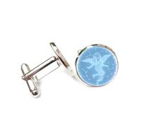 Cufflinks, Girl Matrix Lovely Holographic Projection Literary Gift, Virgo Twelve Zodiac Signs, Personalized Luck Cuff Buckle, Shirt Accessory Gift For Accountant Boss Business Wedding Prom
