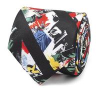 Cufflinks Inc. Batman Chaos Stripe Men’s Tie - Official DC Comics Licensed - 100% Polyester - Comic-Inspired Superhero Design