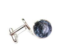 Cufflinks, Lion Head Totem Novelty Quantum Entanglement Design, Leo Twelve Zodiac Signs, Personalized Cuff Buckle, Shirt Accessory Gift For Accountant Boss Business Wedding Prom Formal Occasion