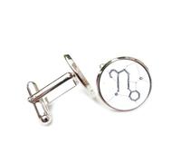 Cufflinks, Metal Three-Dimensional Nebula Novelty Star Topology Design, Capricorn Twelve Zodiac Signs Cuff Buckle, Shirt Accessory Gift For Accountant Boss Business Wedding Prom Formal Occasion