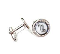 Cufflinks, Metal Three-Dimensional Symbol Deep-Space Relief Sculpture, Capricorn Twelve Zodiac Signs Cuff Buckle, Shirt Accessory Gift For Accountant Boss Business Wedding Prom Formal Occasion