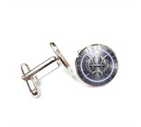 Cufflinks, Pisces Compass Fish Science Relief Pray Luck Friend Gift, Pisces Twelve Zodiac Signs, Personalized Cuff Buckle, Shirt Accessory Gift For Accountant Boyfriend Business Wedding