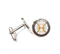 Cufflinks, Pisces Fire Compass Corrosion Heavy Metal Luck Friend Gift, Pisces Twelve Zodiac, Personalized Cuff Buckle, Shirt Accessory Gift For Accountant Boyfriend Business Wedding