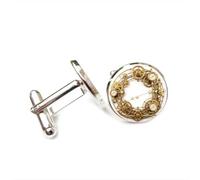 Cufflinks, Pisces Mechanical Gear Steam Punk Pray Luck Friend Gift, Pisces Twelve Zodiac, Personalized Cuff Buckle, Shirt Accessory Gift For Accountant Boyfriend Business Wedding
