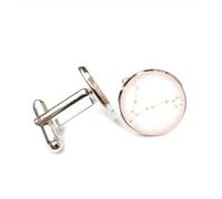 Cufflinks, Pisces Nebula Totem Quantum Entanglement Luck Friend Gift, Pisces Twelve Zodiac, Personalized Cuff Buckle, Shirt Accessory Gift For Accountant Boyfriend Business Wedding