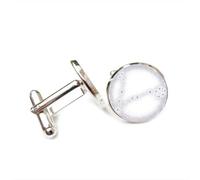 Cufflinks, Pisces Nebula Trail Quantum Entanglement Luck Friend Gift, Pisces Twelve Zodiac, Personalized Cuff Buckle, Shirt Accessory Gift For Accountant Boyfriend Business Wedding