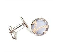 Cufflinks, Pisces Star Chart Totem Ice Crystal Luck Gift, Pisces Twelve Zodiac Signs, Personalized Cuff Buckle, Shirt Accessory Gift For Accountant Boyfriend Business Wedding
