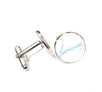 Cufflinks, Pisces Star Trail Dynamic Particle Flow Luck Friend Gift, Pisces Twelve Zodiac Signs, Personalized Cuff Buckle, Shirt Accessory Gift For Accountant Boyfriend Business Wedding