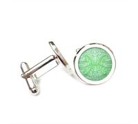 Cufflinks, Pisces Symbol Compass Future Circuit Board Luck Friend Gift, Pisces Twelve Zodiac, Personalized Cuff Buckle, Shirt Accessory Gift For Accountant Boyfriend Business Wedding