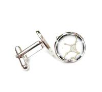 Cufflinks, Scattering Matrix Star Holographic Projection Literary Gift, Virgo Twelve Zodiac Signs, Personalized Luck Cuff Buckle, Shirt Accessory Gift For Accountant Boss Business Wedding Prom