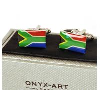 Cufflinks - South Africa - South African Flag (Suid-Afrikaanse Vlag)