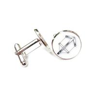 Cufflinks, Three-Dimensional Arrow Totem Sky Topology, Sagittarius Twelve Zodiac Signs, Personalized Cuff Buckle, Shirt Accessory Gift For Accountant Boss Business Wedding Prom Formal Occasion