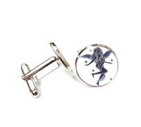 Cufflinks, Virgo Angel Girl Spectral Diffraction Best Wish Friend Gift, Virgo Twelve Zodiac Signs, Personalized Cuff Buckle, Shirt Accessory Gift For Accountant Husband Business Wedding
