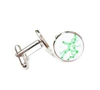Cufflinks, Virgo Line Solder Joint Circuit Board Best Wish Friend Gift, Virgo Twelve Zodiac Signs, Personalized Cuff Buckle, Shirt Accessory Gift For Accountant Husband Business Wedding