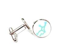 Cufflinks, Virgo Nebula Halo Spectral Diffraction Pray Luck Friend Gift, Virgo Twelve Zodiac Signs, Personalized Cuff Buckle, Shirt Accessory Gift For Accountant Husband Business Wedding