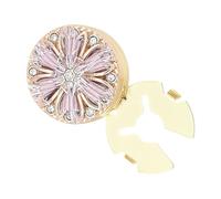 Cufflinks with Intricate Weaving Pattern and Glittering Stones Button Covers Perfect for Shirt Sleeves Crystal Cufflinks
