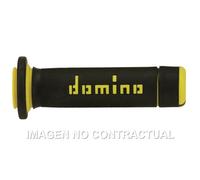 Domino 118Mm Black/Yellow Hand Grips For ATV/Quad A18041C4740 Motorcycle Parts