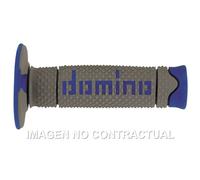 handlebar grip set Domino A260 off-road grey / blue