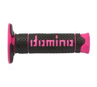 Free Shipping DSH Off Road Black-Fuchsia Closed Domino Grips For Motorcycle