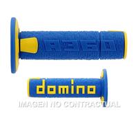 Cuffs Domino off Road RPS Blue-Yellow Closed D 22 MM L 120 MM
