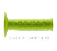 Free Shipping Domino Off Road Yellow Fluorescent Closed Grips D 22 mm L 118 mm