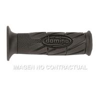 Domino Black Open Ended Motorcycle Handlebar Grips 5519.82