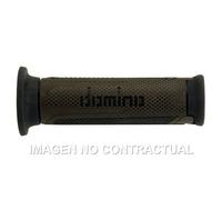 Genuine Domino Turismo Anthracite & Brown A350 Grips for Benelli Bikes