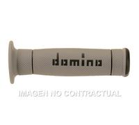 Cuffs Domino Trial Grey-Black Closed D 22 MM L 125 MM for Moto Spare Parts