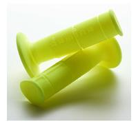 Free Shipping Domino Off Road Yellow Fluorescent Closed Grips D 22 mm L 118 mm