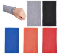 Cuffs for Sewing 10Pcs Knit Cuff Sleeve Ribbing Material 5.9x3.3inch Tubular Rib Cuffing Replacement for Waistband Leg Arms Wear Cotton for Repair