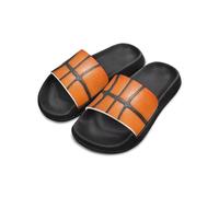 Cugasmaru Basketball Kids Slides Boys Size 2 Sliders or Flip Flops for Beach and Pool Boys Gifts Comfortable Pool Shower Shoes House Slide Indoor Outdoor for Sports Fan