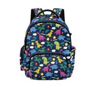 Cugasmaru Dinosaur Monster School Backpack for Girls 4th Grade Deer American Flag School Bags for Boys 17 inch Back Pack Kindergarten Elementary Middle for Teen Girls Kids Travel Bag Stylish Bookbag