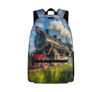 Cugasmaru Kids' Backpacks Train School Backpack for Girls Boys Backpacks Ages 10-12 Car Bookbag for Girl Elementary Middle Travel Camp Supplies 17 inch Casual Knapsack