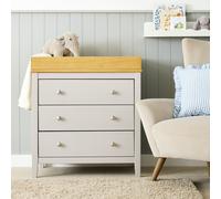 Cuggl Canterbury Nursery 3 Drawer Chest - Grey