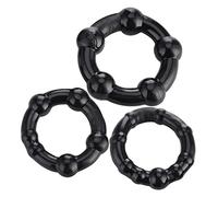 Cugzue 3Pcs Smooth Black Wear-resistant 100% Waterproof