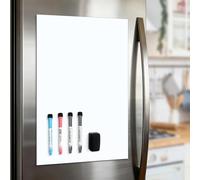 CUHIOY Magnetic Fridge Whiteboard A3+ 4 Marker Pens 1 Eraser
