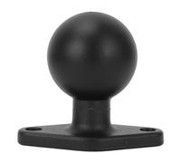 Cuifati 1.5in Ball Mount Base Anodized Aluminum Alloy Round Plate for, C Size Double Socket Arm, Versatile Round Ball Plate for Boats Kayaks Trucks