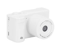 Cuifati 1080P HD Digital Camera, IPS HD Color Display, 8X Zoom and Prevent Shake Function, Small and Portable, Digital Camera with Supplementary Light, AF Focusing Technology (White)